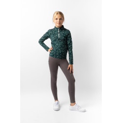 Trainings-T-shirt Pegasus kind Horze Donkergroen waterkleur