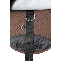 Schapenvacht zadeldek Horze Zwart