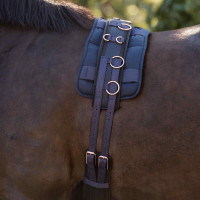 Nylon werk-singel Imperial Riding Deluxe Extra Marine / roze Blauw