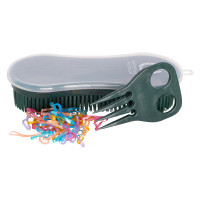 Perfection borstel met elastische manen Imperial Riding Koninklijk Paars Violet