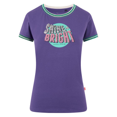 T-shirt Imperial Riding Shine Bright Koninklijk Paars Violet