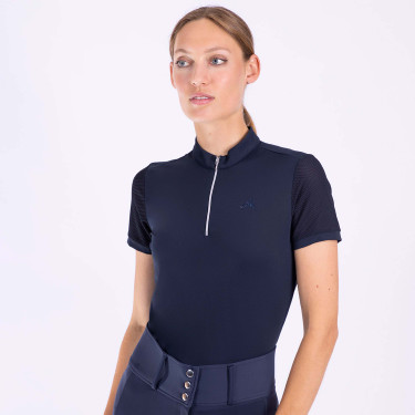 Top met halve rits Euro-Star Valentina Marineblauw Top met halve rits Euro-Star Valentina Marineblauw