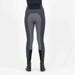 Euro-Star Queen Thermaline FullGrip rijbroek Magnetisch grijs