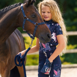 Imperial Riding Free Ride beloningstas Pixie Stof AOP Marineblauw Imperial Riding Free Ride beloningstas Pixie Stof AOP Marineblauw