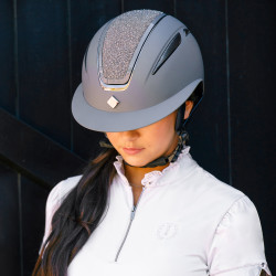 Imperial Riding Olania Deluxe grote klep helm Grijs