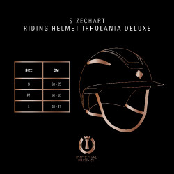 Imperial Riding Olania Deluxe helm met kleine klep Zwart