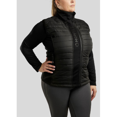 Mouwloze bodywarmer Montar Emma Curve dames Zwart
