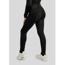 Geborstelde legging Montar MoErima full grip dames Zwart