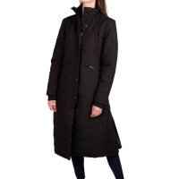 Jas Montar extra lang Dicte dames Zwart