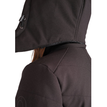 Jas Montar extra lang Dicte dames Zwart