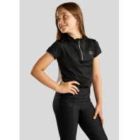 Polo Montar Junior Everly korte mouwen Zwart Polo Montar Junior Everly korte mouwen Zwart