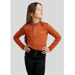 Polo Montar MoEverline junior roze goud lange mouwen Polo Montar MoEverline junior roze goud lange mouwen