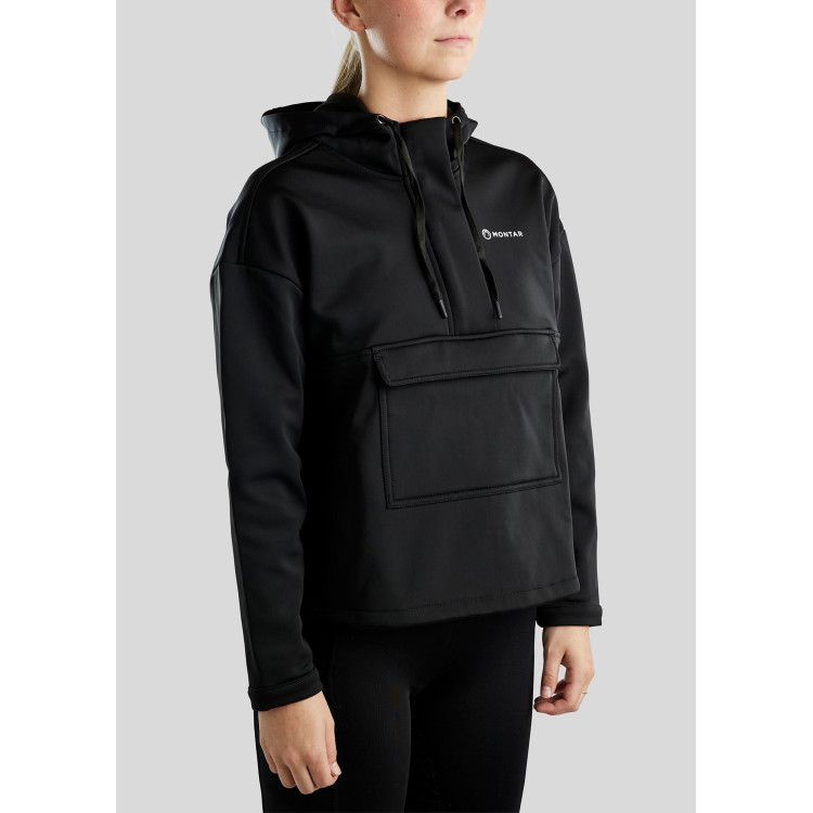 Anorak Montar kwart zip met zak en capuchon dames