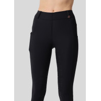 Montar Michelle legging met logo en full grip voor dames Wit / roségoud