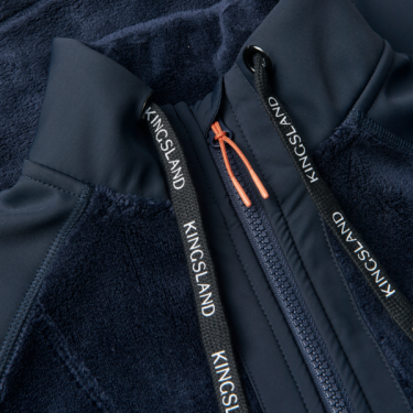 Mouwloos vest Kingsland van koraal fleece voor dames KLVania Marine Marineblauw