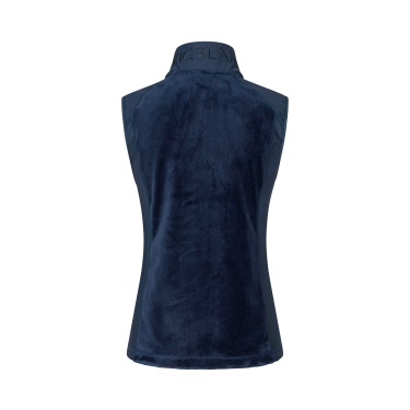 Mouwloos vest Kingsland van koraal fleece voor dames KLVania Marine Marineblauw