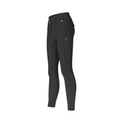 Kingsland broek full grip middelhoge taille dames KLKimi A-Shape Zwart