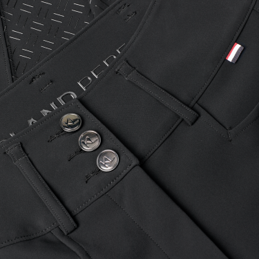 Kingsland broek full grip middelhoge taille dames KLKimi A-Shape Zwart