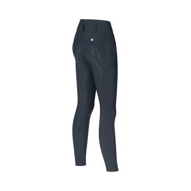 Kingsland broek full grip middelhoge taille dames KLKimi A-Shape Marine Marineblauw