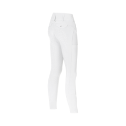 Kingsland broek full grip middelhoge taille dames KLKimi A-Shape Wit Kingsland broek full grip middelhoge taille dames KLKimi A-Shape Wit
