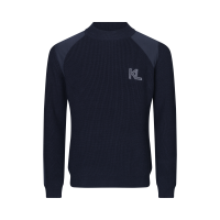 Gebreide heren trui Kingsland KLVas Marine Marineblauw