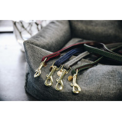 Hondenriem Gevlochten Nylon 200 cm Kentucky Bordeaux