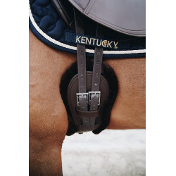 Afneembare schapenvacht voor korte anatomische singel Kentucky Bruin Afneembare schapenvacht voor korte anatomische singel Kentucky Bruin