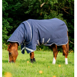 Horseware Rhino Plus Vari-Layer 450g deken Zwart / titaniumgrijs / klassiek blauw Horseware Rhino Plus Vari-Layer 450g deken Zwart / titaniumgrijs / klassiek blauw