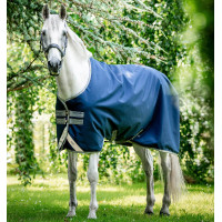 Horseware Amigo Bravo 12 Original 0g deken Marine / grijs titanium / zilver Marineblauw