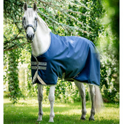 Horseware Amigo Bravo 12 Original 0g deken Marine / grijs titanium / zilver Marineblauw Horseware Amigo Bravo 12 Original 0g deken Marine / grijs titanium / zilver Marineblauw