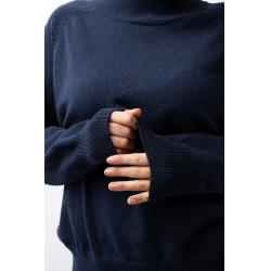 Trui B Vertigo in wolmix Faye Marine titaan Marineblauw Trui B Vertigo in wolmix Faye Marine titaan Marineblauw