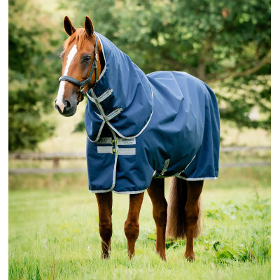 Amigo Ripstop Horseware 900D Plus Turnout 0g deken Marine / gris titane