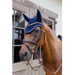 Vliegennetje Kentucky Wellington Diamond Rope Marine Marineblauw