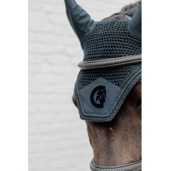 Bridon Dy'on D collectie gecombineerde gevlochten neusriem Zwart Bridon Dy'on D collectie gecombineerde gevlochten neusriem Zwart