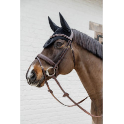 Bridon Dy'on D collectie gecombineerde neusriem gevlochten met Pull Back