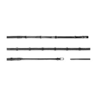 Teugels Howlett Dy'on 3 "D"Rubber 1/2'' met 7 stops Zwart