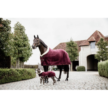 Hondenjas Heavy Fleece Kentucky Bordeaux