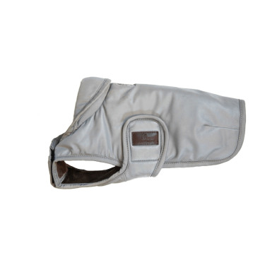 Hondenjas Kentucky reflecterend & waterafstotend met buikbescherming Zilver