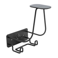 Helmhouder met Haak in Staal Grooming Deluxe by Kentucky Zwart