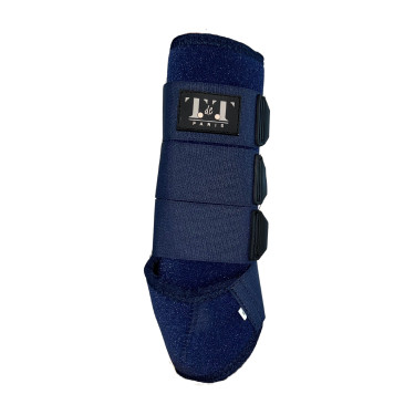 Neopreen beenbeschermers T de T Marineblauw Neopreen beenbeschermers T de T Marineblauw
