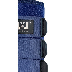 Neopreen beenbeschermers T de T Marineblauw Neopreen beenbeschermers T de T Marineblauw