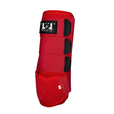 Neopreen beenbeschermers T de T Rood