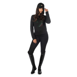 Baseballpet HKM Livigno Zwart Baseballpet HKM Livigno Zwart