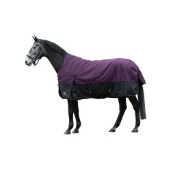 Highneck deken HKM Glasgow 1200D 100g Pruim / zwart Violet Highneck deken HKM Glasgow 1200D 100g Pruim / zwart Violet
