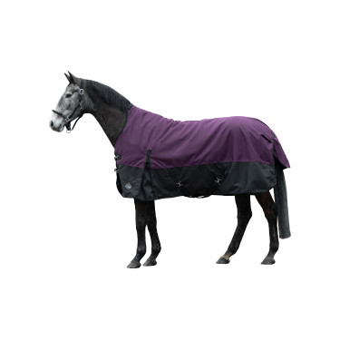 Highneck deken HKM Glasgow 1200D 100g Pruim / zwart Violet Highneck deken HKM Glasgow 1200D 100g Pruim / zwart Violet