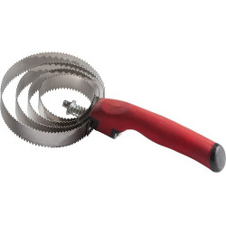 Ronde metalen roskam met Soft-handvat Ronde metalen roskam met Soft-handvat