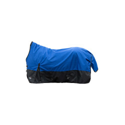 Highneck deken HKM Glasgow 1200D fleecevoering Blauw / zwart Highneck deken HKM Glasgow 1200D fleecevoering Blauw / zwart