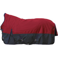 Highneck deken HKM Louisville 1680D fleece Rood / marineblauw Highneck deken HKM Louisville 1680D fleece Rood / marineblauw
