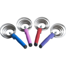 Ronde metalen roskam met Soft-handvat Ronde metalen roskam met Soft-handvat
