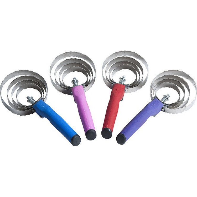 Ronde metalen roskam met Soft-handvat Ronde metalen roskam met Soft-handvat